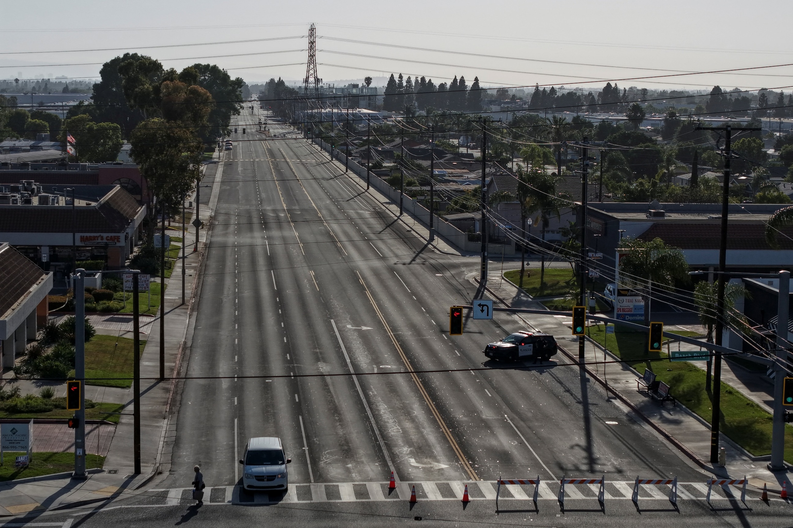 PHOTO: Chemical incident forces evacuation in the surrounding area in Garden Grove
