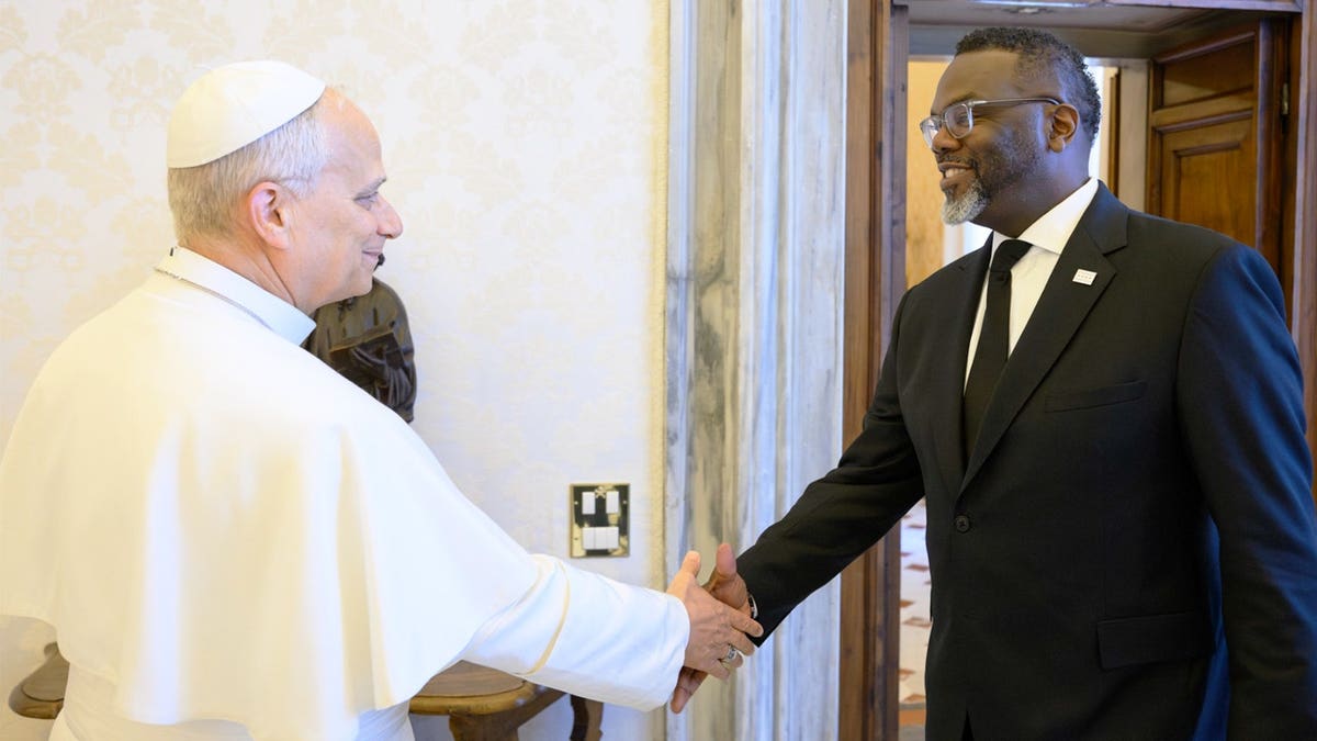 Trump takes aim at Pope Leo XIV meeting with 'useless' Chicago Mayor Brandon Johnson at Vatican